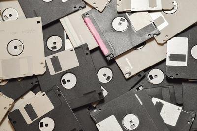pile of floppy disks pile of floppy disks