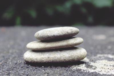three stacked rocks three stacked rocks